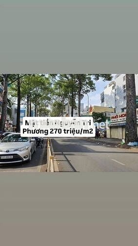 Mặt tiền Nguyễn Tri Phương Q5 chỉ 270tr/m2 || 6 tầng, lề 3m+sân để xe