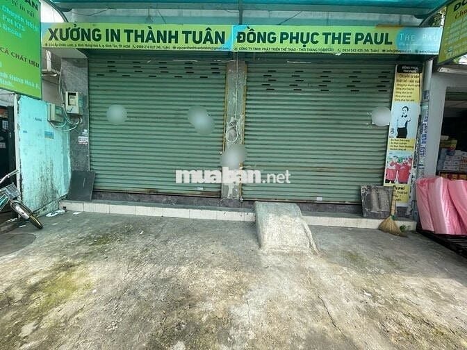 Cho thuê nhà mặt tiền đường Ấp chiến lược 7x19m kd đa ngành