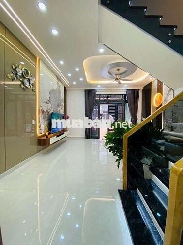 NHÀ ĐẸP MỚI KENG, HẺM 1 SẸC, TRỆT, 4 LẦU, 4PN, 5WC, KHU AN NINH