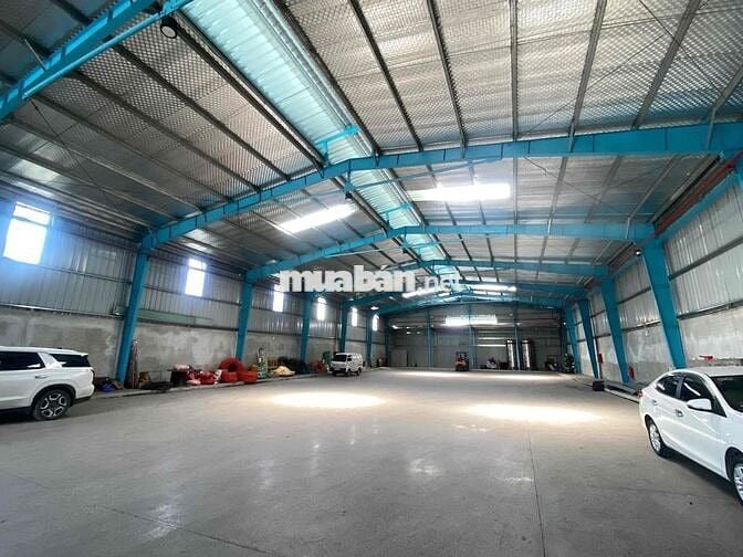 Kho xưởng Bình Tân (mặt tiền QL1A) DT: 1.300 m² giá: 110tr/th