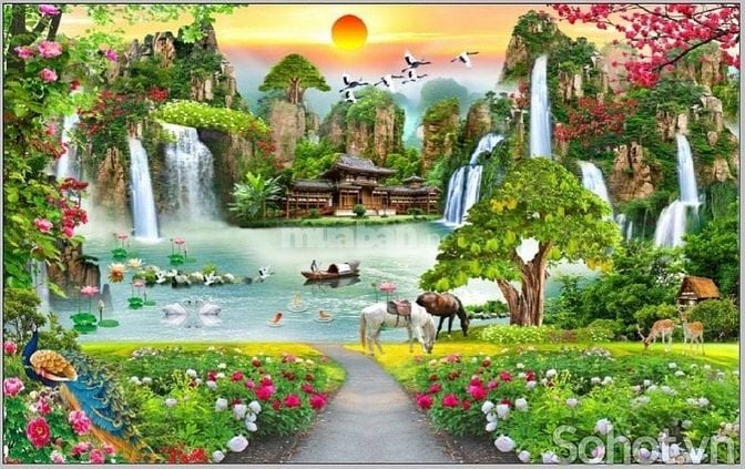 Tranh gạch 3d trang trí nhà cửa - 7886CV
