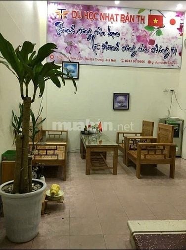 Cho thuê nhà mặt ngõ ô tô đỗ cửa phố Yên Lạc, phường Vĩnh Tuy