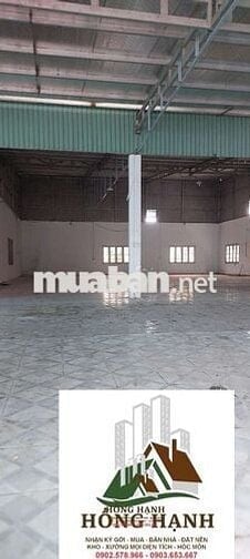 CHO THUÊ KHO XƯỞNG 20×30m2  – XUÂN THỚI THƯỢNG - GIÁ 40 TRIỆU/ THÁNG