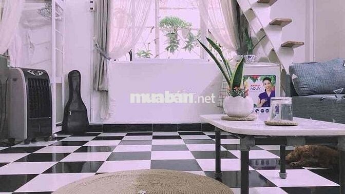 Cho thuê căn hộ duplex mini chung cư  134 Trần Hưng Đạo Q1,  30m2