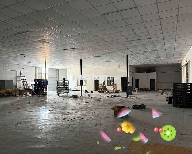 CHO THUÊ KHO 600M2 ĐƯỜNG CON40F TRẦN LA PHÔNG NỀN EPOXY CÓ VĂN PHÒNG