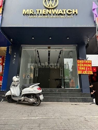 CHO THUÊ CỬA HÀNG tầng 1 và 2 mặt phố số 168 Kim Mã, TDT 90m2, MT 4,5m