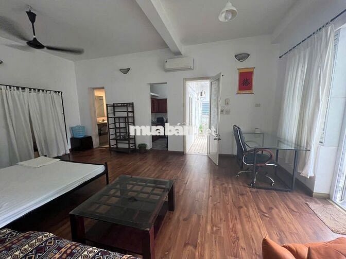 Cho thuê 1n1k 60m2 Hạ Hồi, có ban công view đẹp, full đồ, giá 9 triệu
