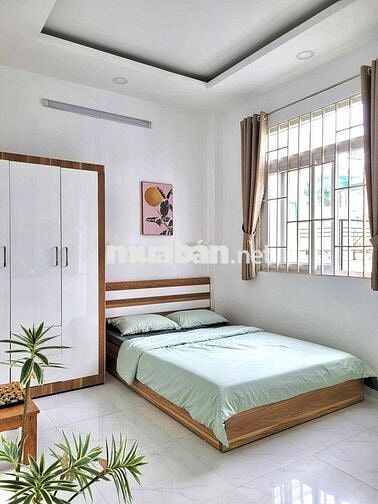 CHO THUÊ CĂN HỘ GẦN CHỢ BÀ CHIỂU,HV CÁN BỘ,CỬA SỔ,35m2,FULL NỘI THẤT