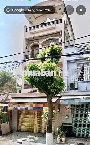 10,3 TỶ TL MT dg55 TÊN LỬA DT 5x16 nhà 1 trệt 3 lầu dg rộng 16m