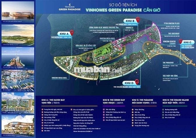 Dự Án Vinhomes Cần Giờ - Nhà Phố Thấp Tầng - Booking Ngay