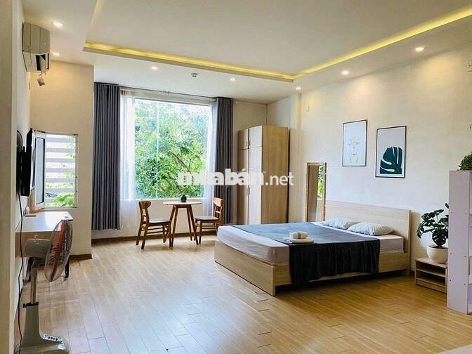 Căn hộ studio 45m2 Sơn Trà, sàn gỗ, nội thất sịn