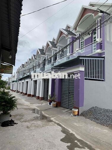 nhà phố liền kề 75,5m2 khu tái định cư Long Phú hẻm xe hơi