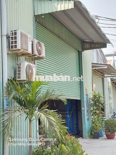 Cho thuê nhà xưởng 650m2 vừa hết hợp đồng tại hà huy giáp thạnh lộc