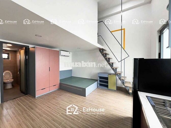 Gác - Ban công full nội thất không giới hạn người ở - gần sân bay