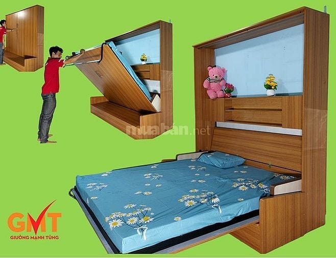 Giường gấp thông minh giá rẻ – giải pháp cho căn hộ hiện đại