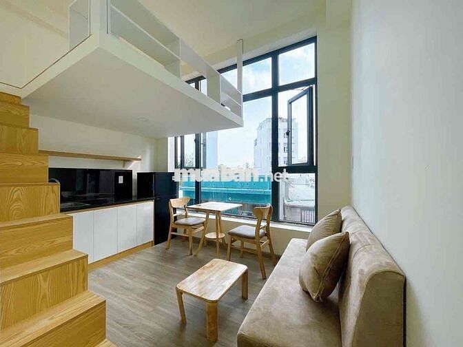 Cho thuê căn hộ Duplex Cửa sổ Q4 gần ĐH Luật, ĐH Nguyễn Tất Thành