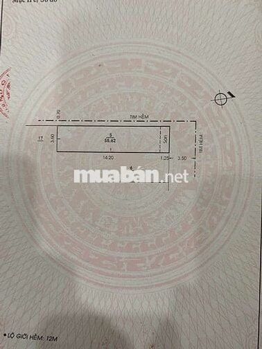 [MTKD_TÂN PHÚ] ĐƯỜNG NGHIÊM TOẢN_ 55,6M2_TN 12TR/THÁNG_GIÁ 6 TỶ