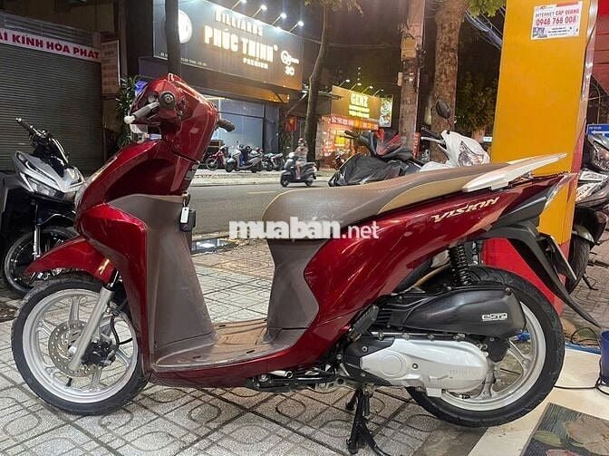 Honda Vision 2019 Màu Đỏ Smart Key Xe Đẹp Máy Zin