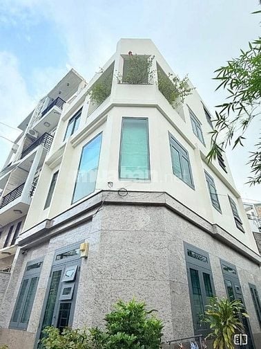 Nhà 4 tầng 6PN, hẻm 5m xe hơi, 60m2 (6x10m) Nguyễn Thượng Hiền Gò Vấp