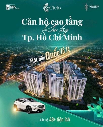 Trả Trước 300 Triệu Sở Hữu Ngay Căn Hộ Hiện Đại 2PN- Mặt Tiền QL1A