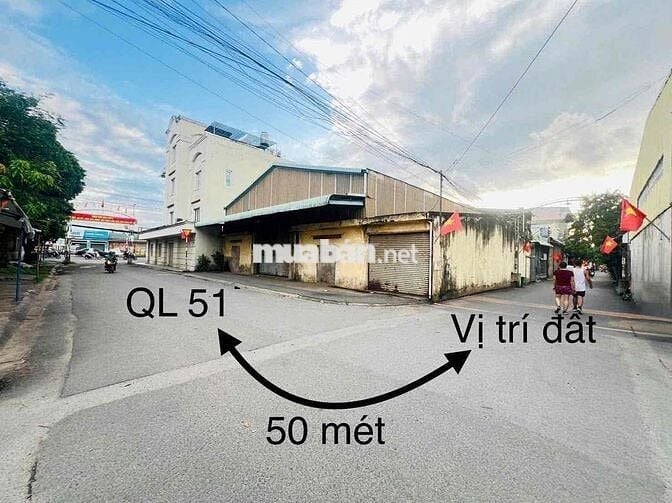 Đất ngay KP1 long bình tân cống rãnh đầy đủ ko ngập sát ql giá tốt nở