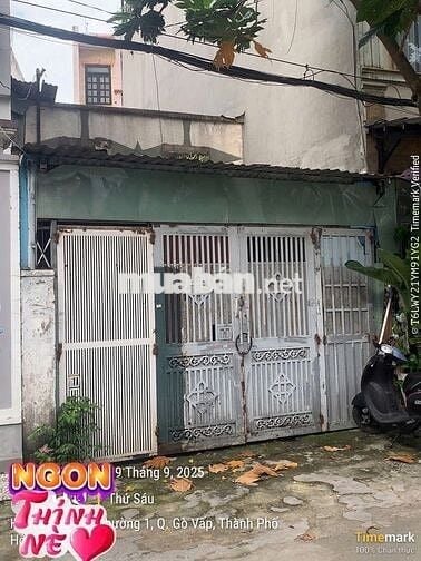 Nhà mặt tiền đường Lê Lai Phường 4 Gò Vấp Diện tích 4,2m x15,3m