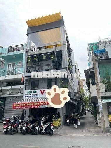 Góc 2 Mặt Tiền Trần Khắc Chân 200m2 Có Vỉa Hè Để Xe Gần Trường Sa Q1