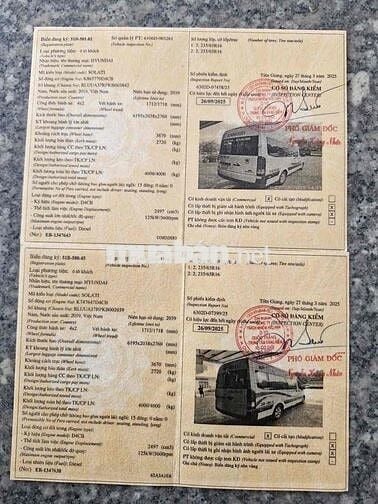 Hyundai Solati 2019 - 400000 km  4 chiếc  xe zin