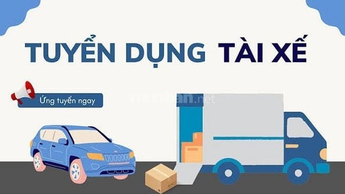 Tuyển tài xế bằng B2 chay xe tải 2 tấn 4, lương  cao hấp  dẫn