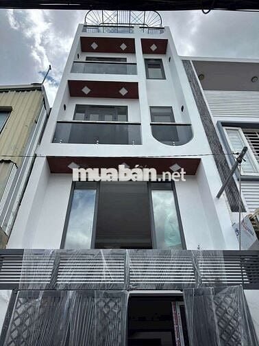 Nhà mới 1T,1 Lửng, 2 lầu, sân Thượng, sát MT Thạnh lộc 15, hẻm xe hơi