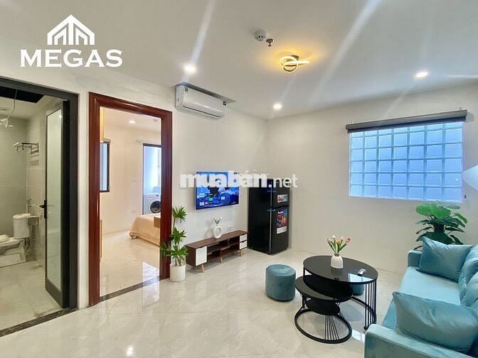 CHO THUÊ CĂN HỘ 1N1K FULL ĐỒ CAO CẤP NGAY VINCOM TRẦN DUY HƯNG