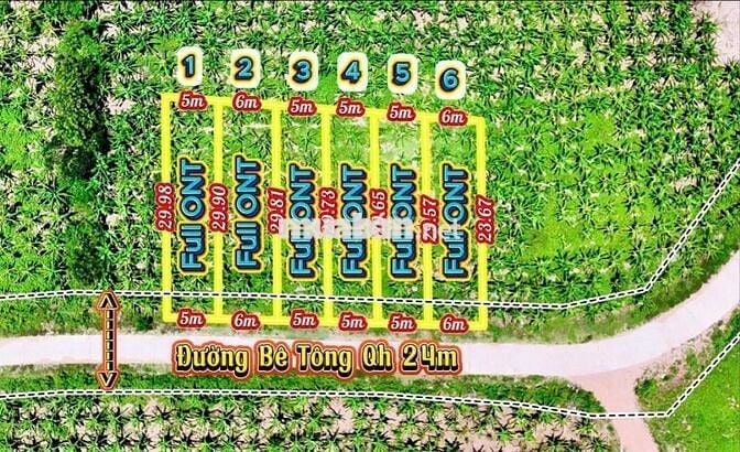 ĐẤT NỀN FULL THỔ, ĐƯỜNG QUY HOẠCH 24M TẠI XUÂN PHÚ- EA KAR- DAKLAK