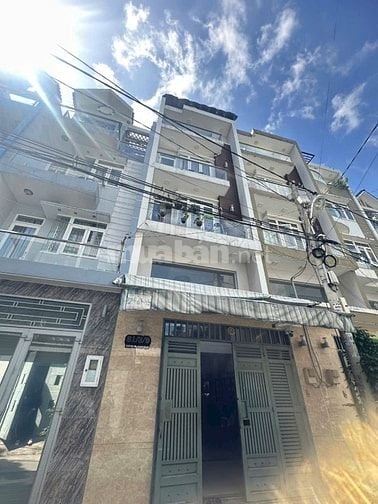 Bán gấp 3 tỷ 150 nhà đường số 59, P14, Gò Vấp. Xây 4tầng, hẻm 6m,có sổ