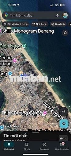 Đất biển Đà Nẵng, cách biển 50m, 250m đất ở giá 6tyX