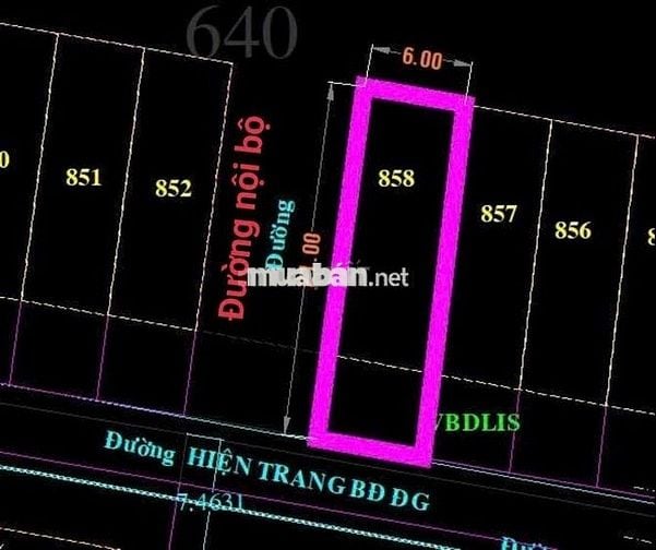 Bán đất thổ cư (6 m x 21 m) xã Bình Mỹ Hồ Chí Minh