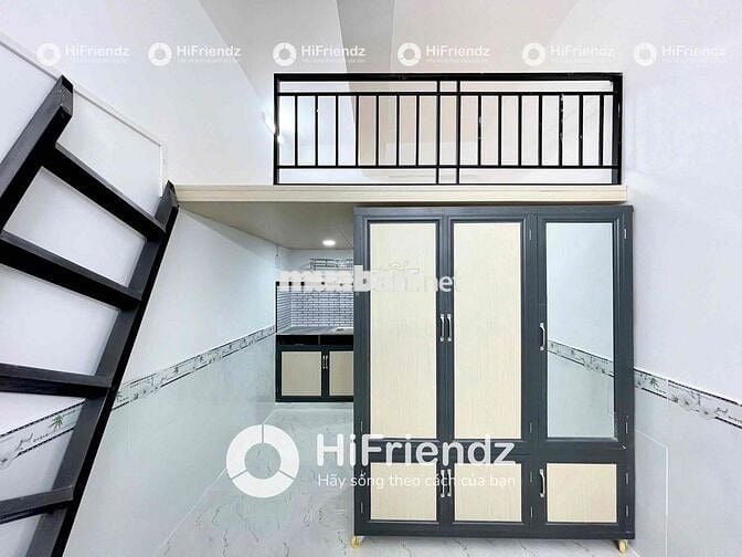 Phòng trọ mới xây có cửa sổ thoáng gần công viên Phú Lâm