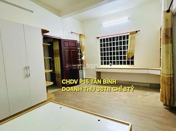 CHỈ 8TỶ CÓ NGAY CHDV 100M2 THU NHẬP 36TR Ở TÂN BÌNH FULL NỘI THẤT