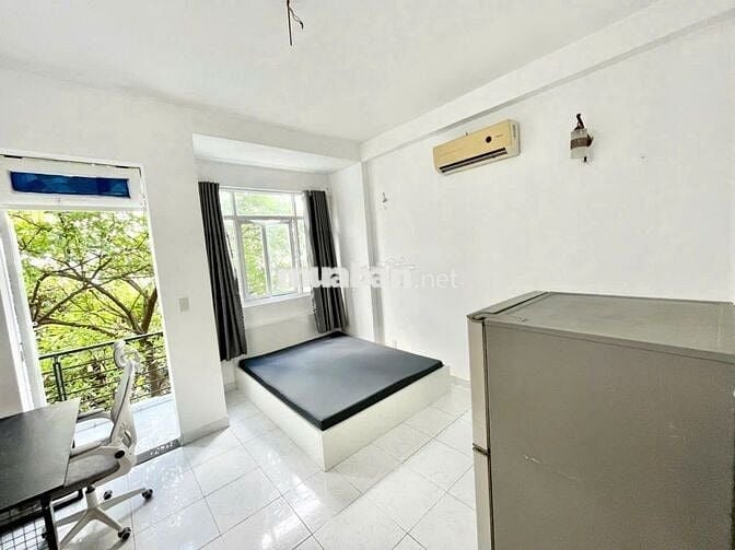 STUDIO NHỎ XINH NGAY ĐH MỸ THUẬT -25M2 -FULL NT -BAN CÔNG RÊNG-FREE XE