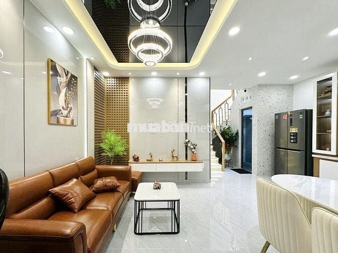 Bán nhà hẻm 3 gác khu Phan Xích Long ngang 6m 3PN căn góc sẵn nội thất