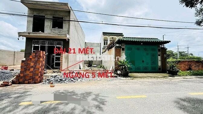 Đất mặt tiền Tân Hiệp 16 - 104m² 5x21m Thổ cư Hóc môn giá 3.5 tỷ