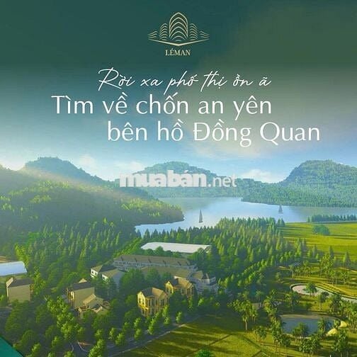 ĐẤT SỔ ĐỎ CHÍNH CHỦ 92.1M2 NGAY CẠNH HỒ ĐỒNG QUAN