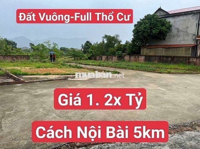 Chỉ 1.2x tỷ lô đất full thổ cư Kim Anh Hà Nôi Gần Nôi Bài