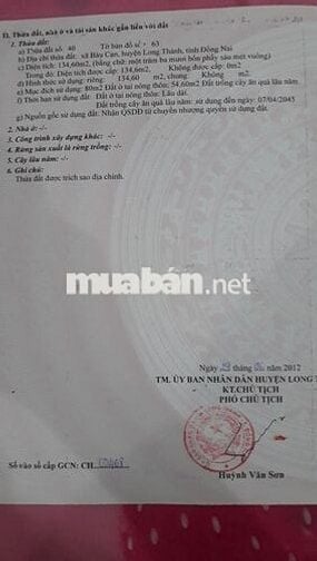 Bán đất mặt tiền Sân bay Long Thành