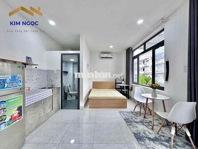 STUDIO BAN CÔNG - FULL NỘI THẤT - NGAY VƯỜN LÀI TÂN PHÚ