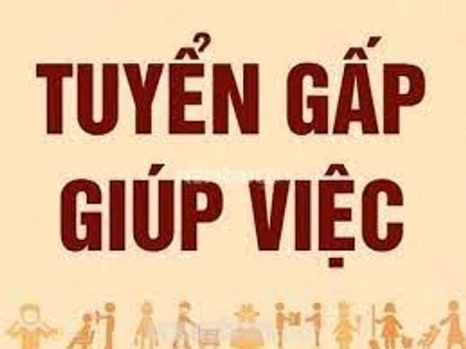 CHÍNH CHỦ CẦN TUYỂN 1 nữ chuyên giúp việc nhà biết ủi đồ, không nấu ăn
