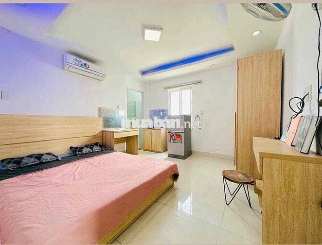 CHO THUÊ PHÒNG STUDIO CỬA SỔ, THANG MÁY ,NGAY CF HIGHLAND BÀU CÁT