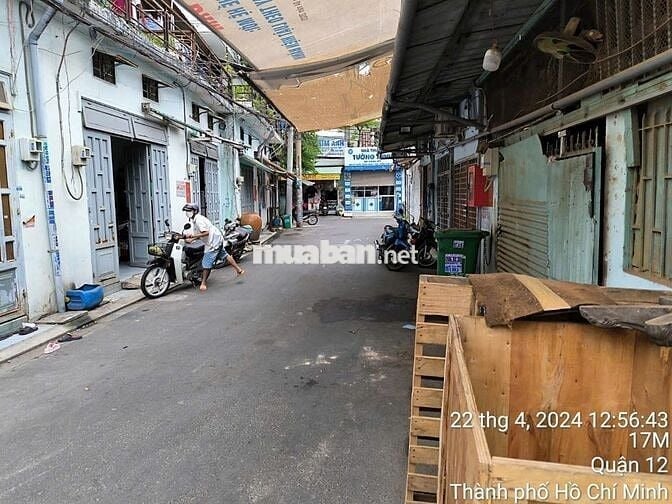 Bán nhà 25m x 16m7, gần QL 22, Trung Mỹ Tây, Quận 12