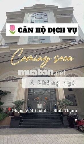 🟥 Căn Hộ 1 Phòng Ngủ Full Nội Thất, Thang Máy, Bảo Vệ. Ngay Quận 1