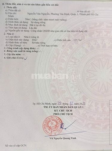 Bán nhà góc 2 mặt hẻm rộng 3m Nguyễn Văn Nguyễn thông Hoàng Sa, Quận 1