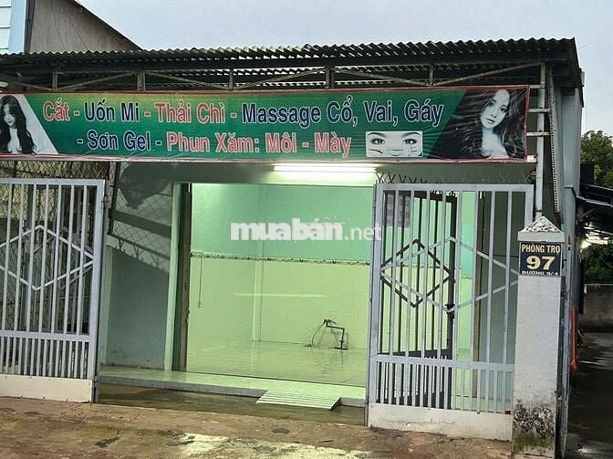 Cho thuê phòng trọ tổng dt55m2 ( ngang 5,5m x 10m2) giá 3tr, ở liền dc